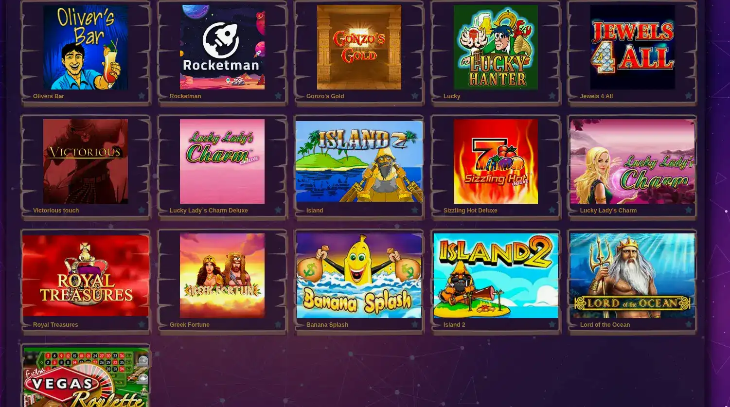 Lucky Bear casino интерьер зала